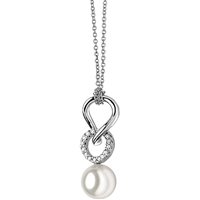 Collana Comete Donna in Oro bianco Perla GLP320 - GLP320